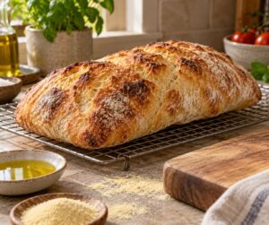 how to make ciabatta bread with a crispy crust
