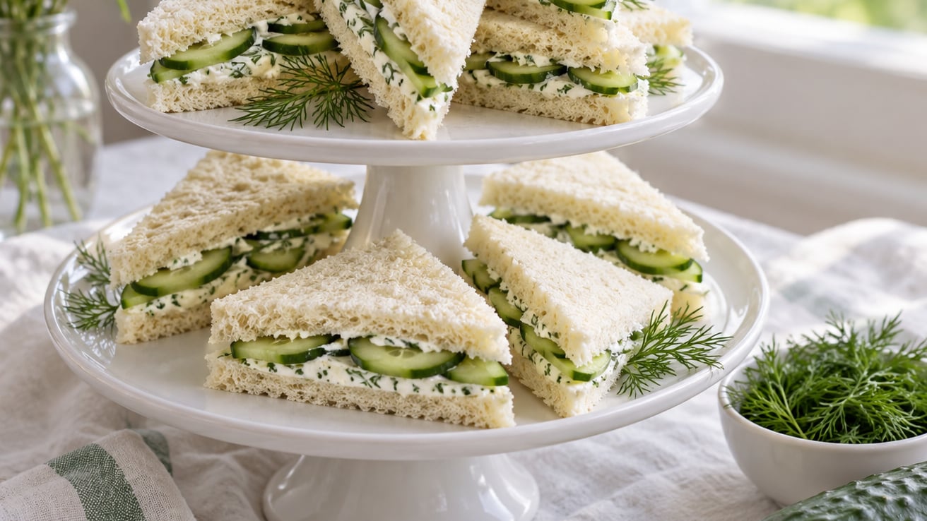 how to make cucumber sandwiches
