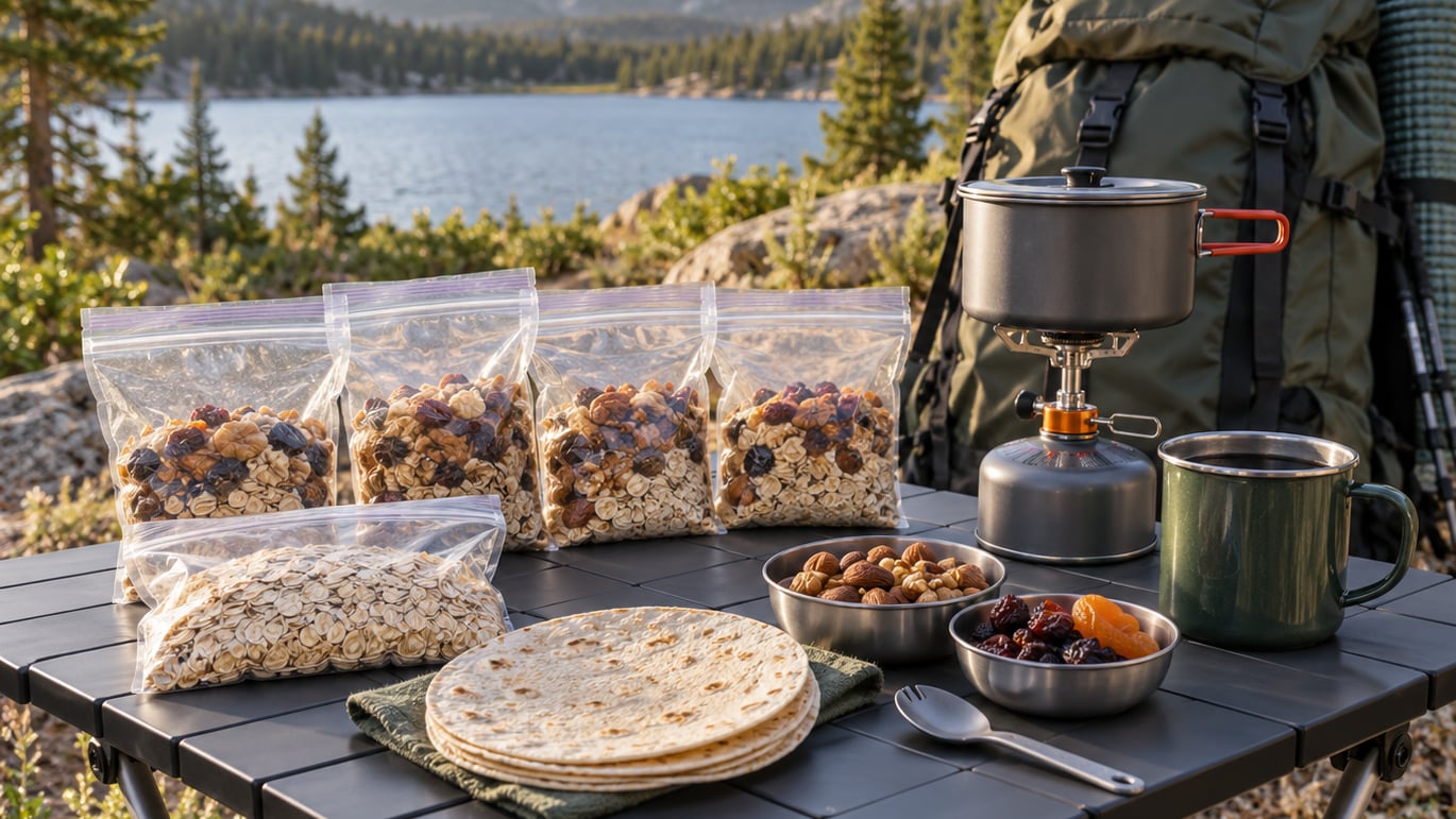 how to plan meals for a backpacking trip