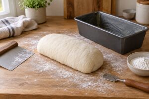 how to shape a sandwich loaf for a tall even rise