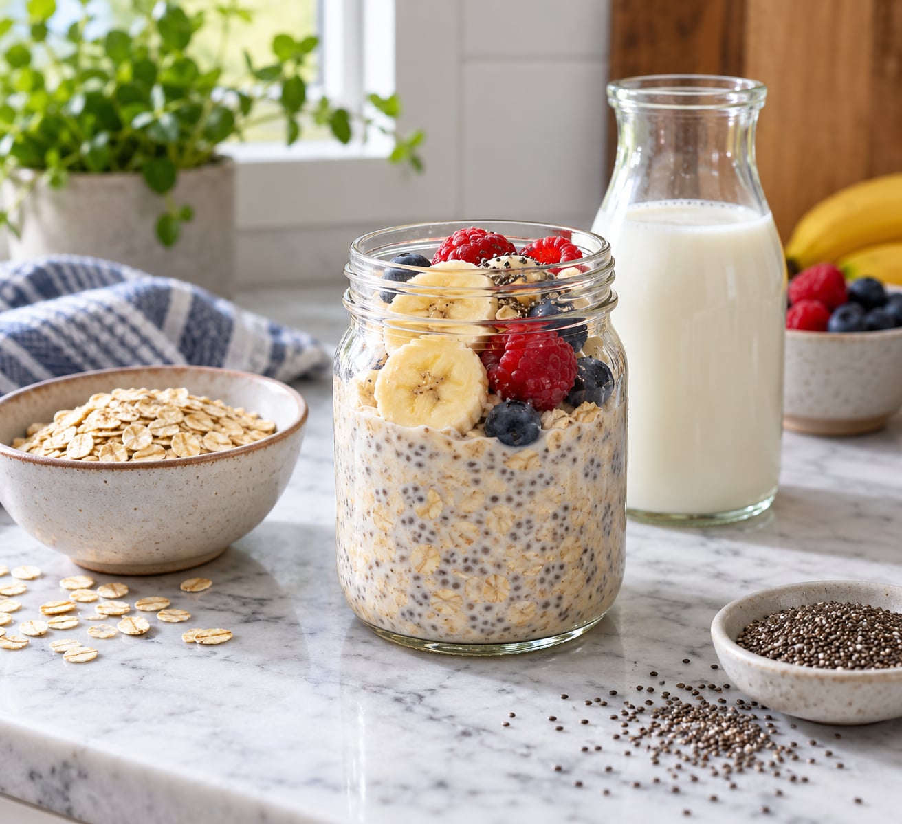 how to make overnight oats in a jar