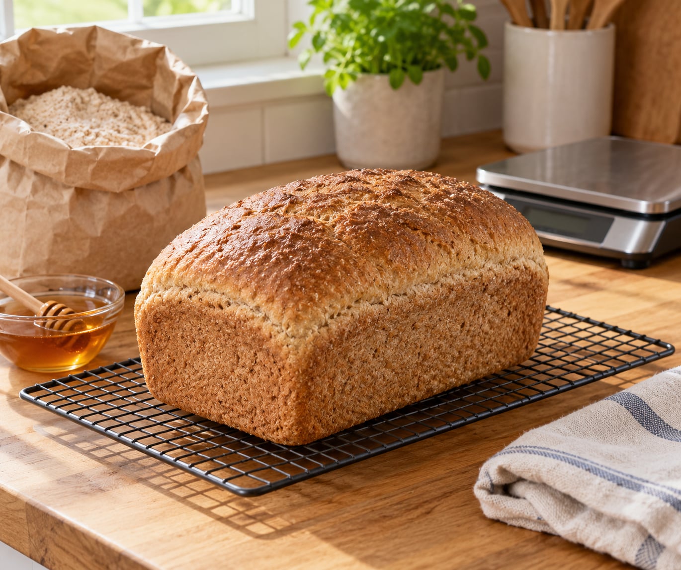 how to make whole wheat bread soft and fluffy