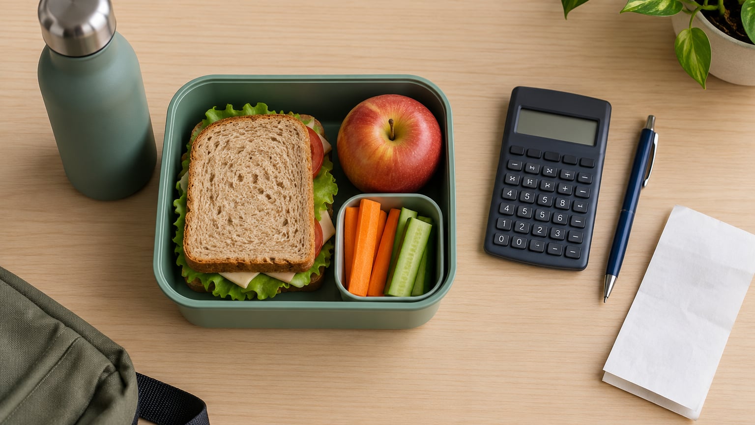 how much money you save packing lunch for work
