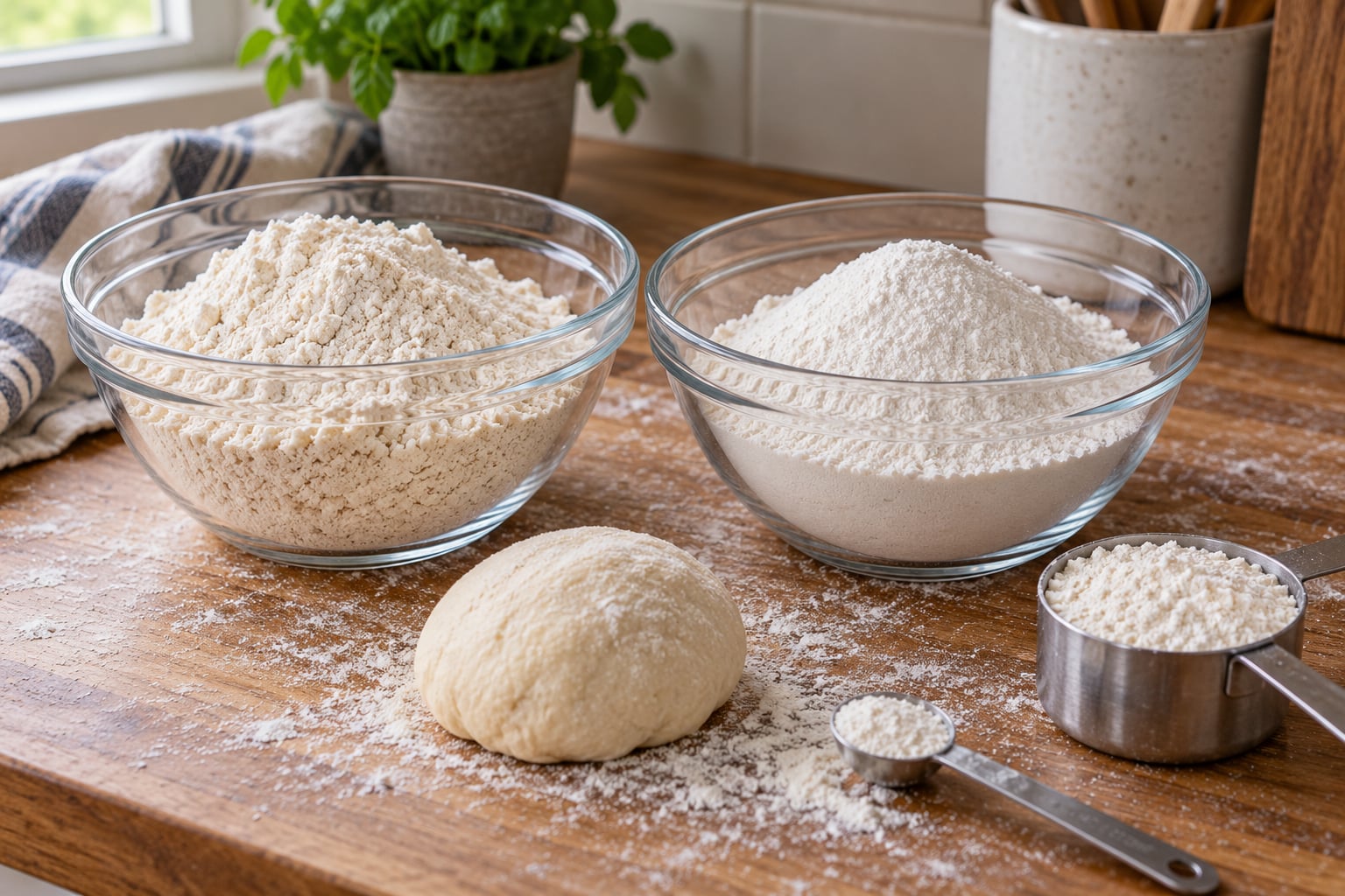 bread flour vs all-purpose flour for bread baking