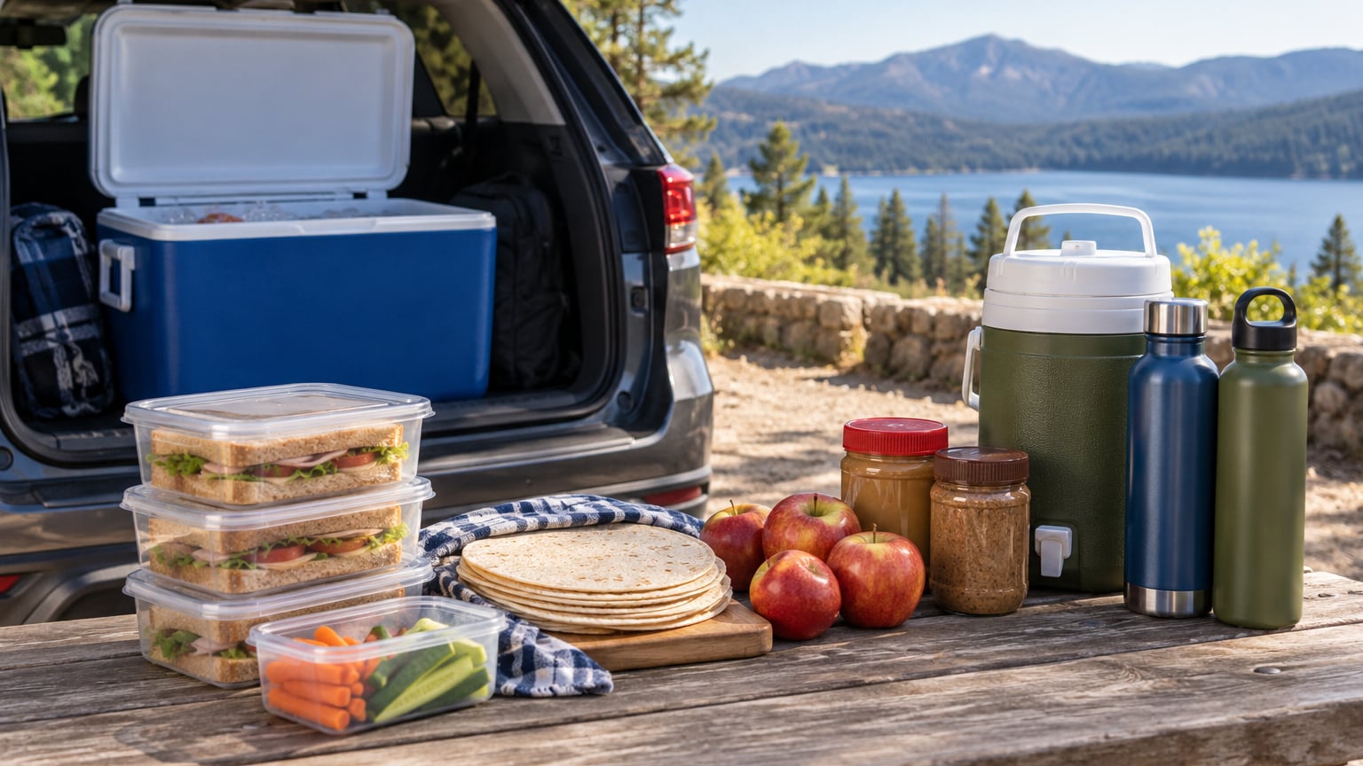 how to eat cheap on a road trip