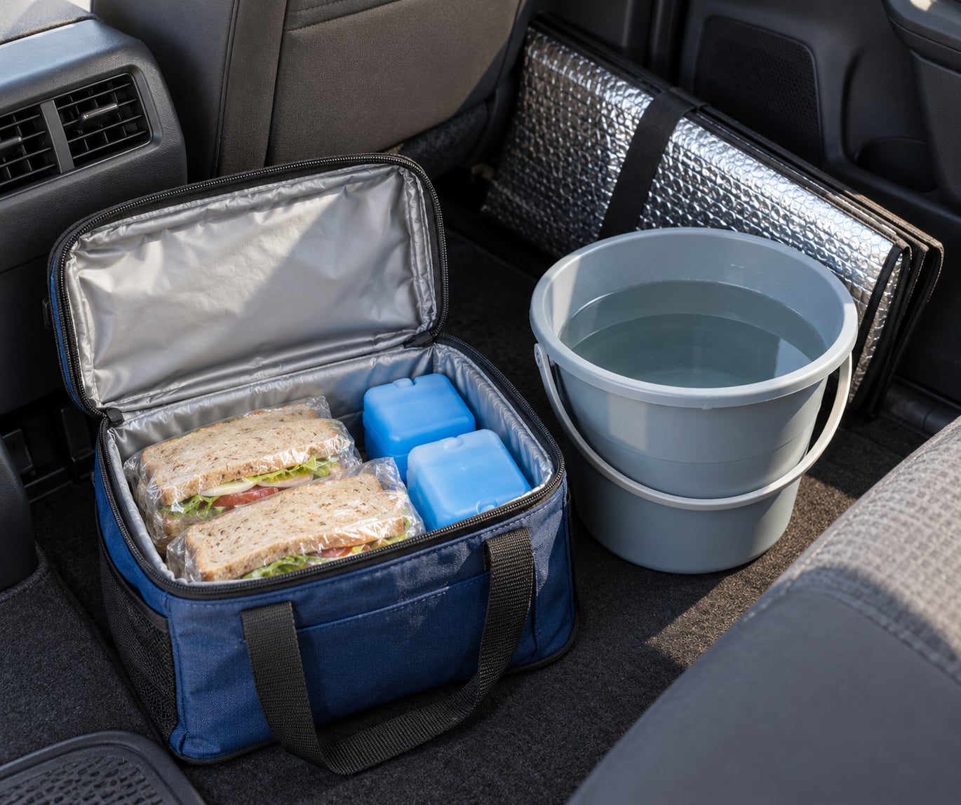 how to keep food cold on a road trip without a cooler