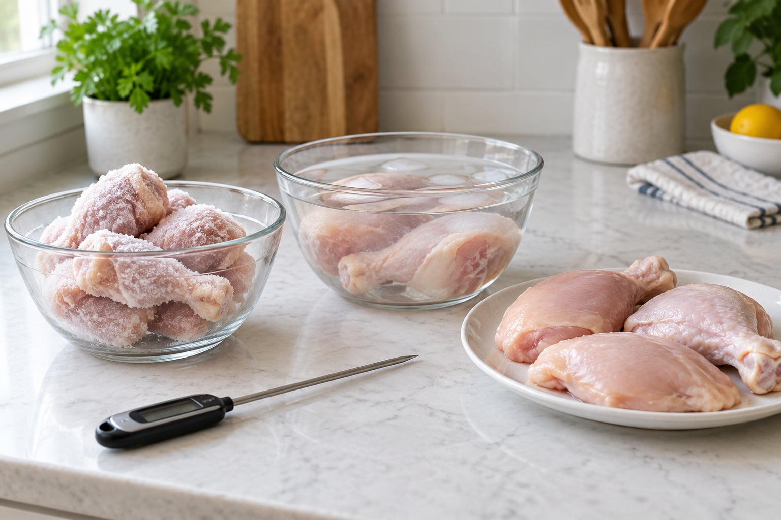 how to thaw chicken safely and quickly