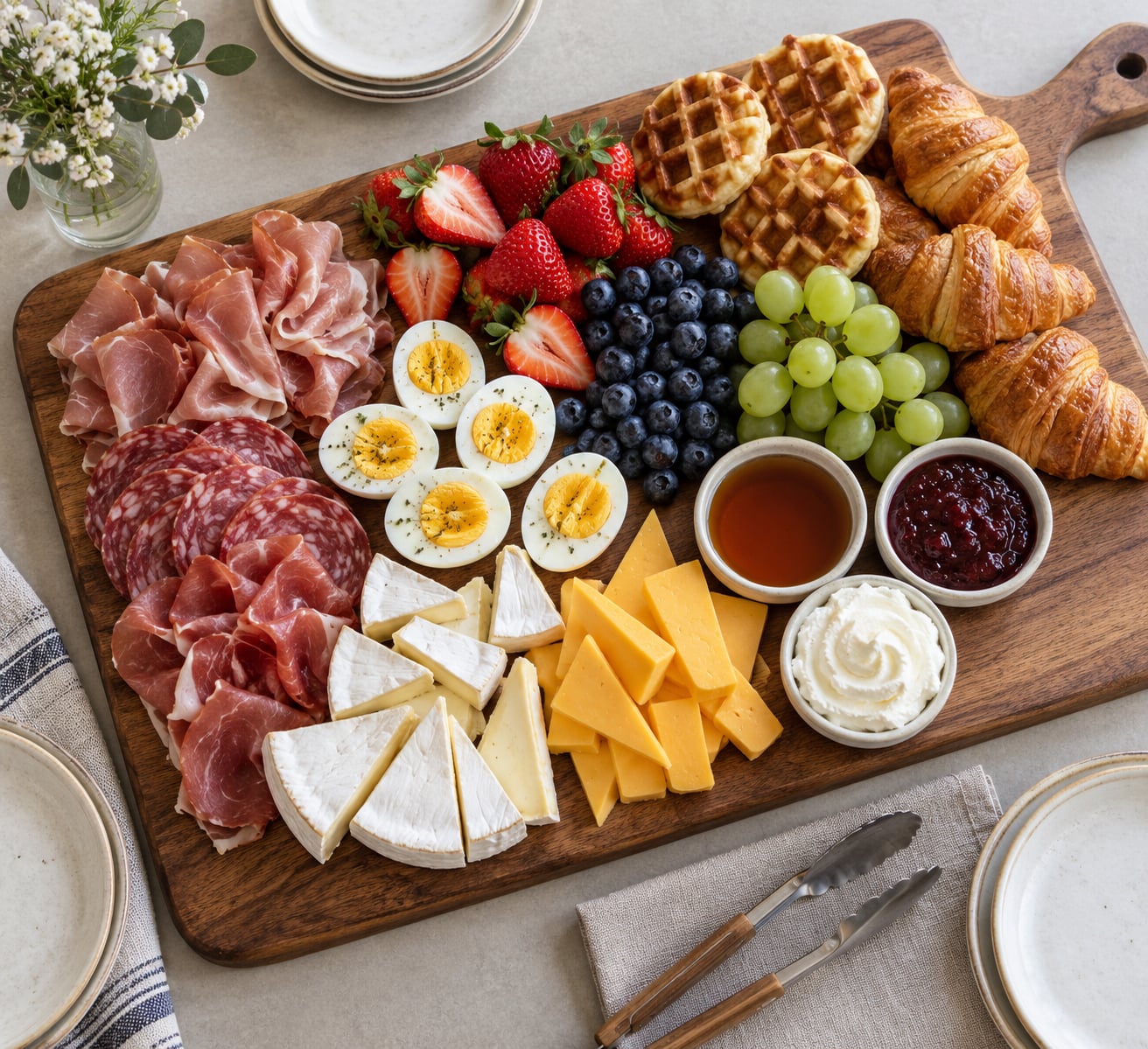 how to make a breakfast charcuterie board