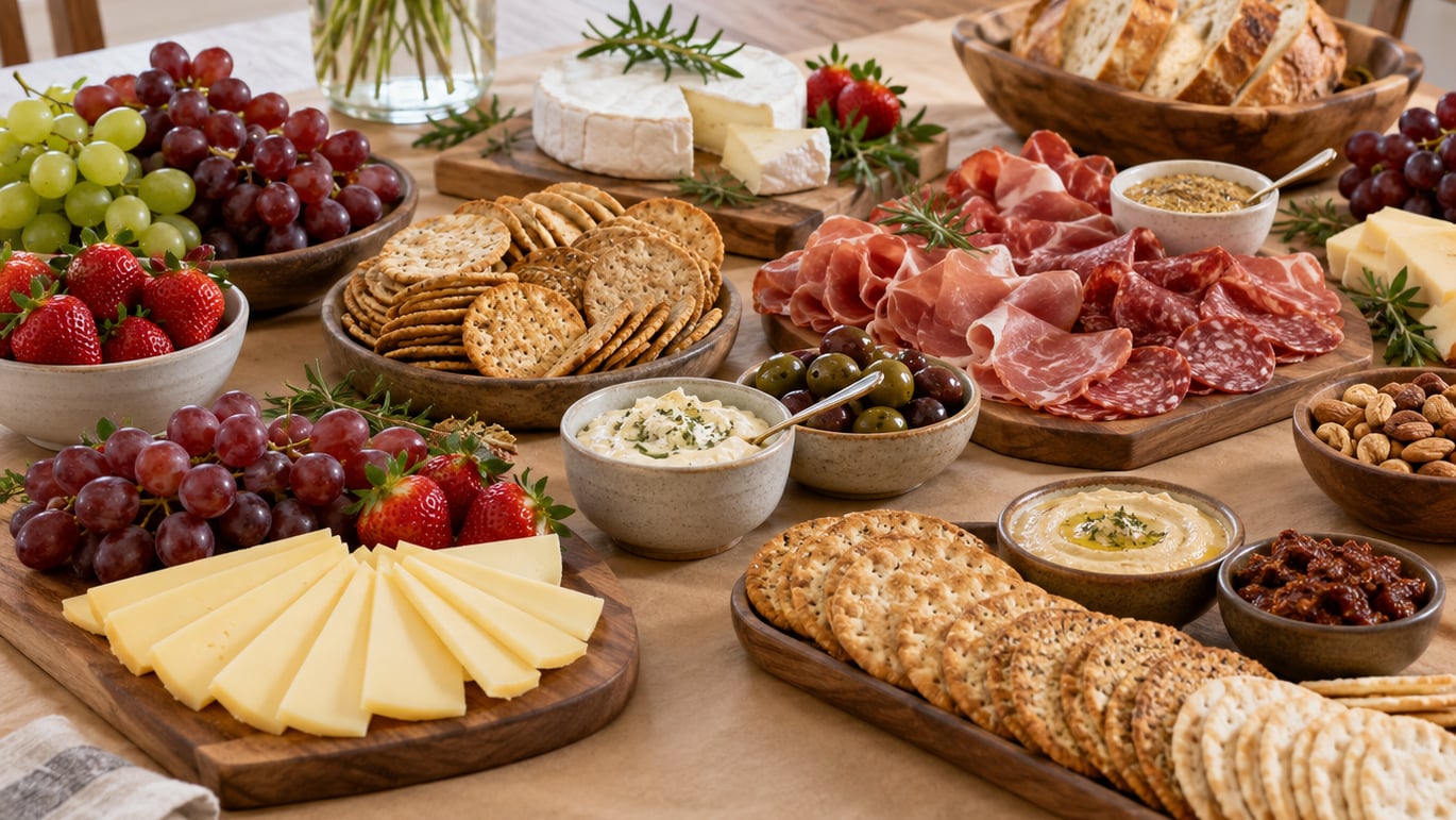 how to make a grazing table