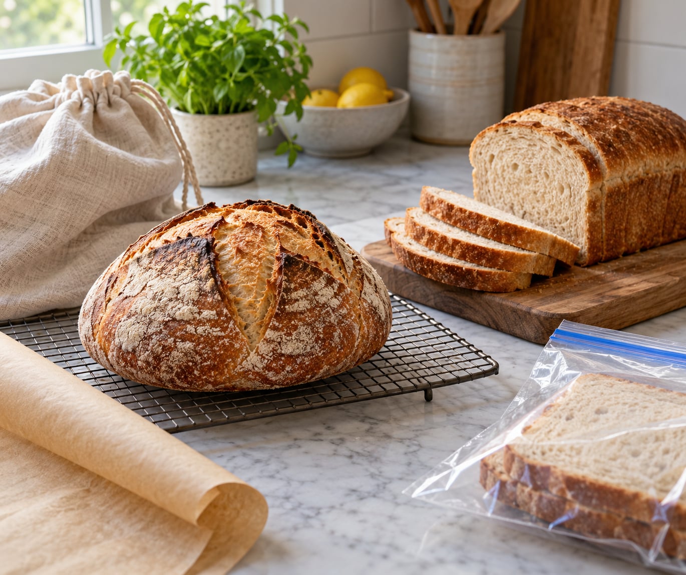 how to store homemade bread so it stays fresh