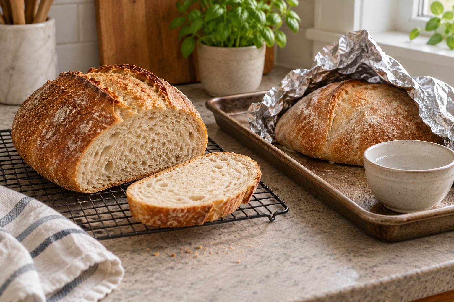 how to revive stale bread in the oven