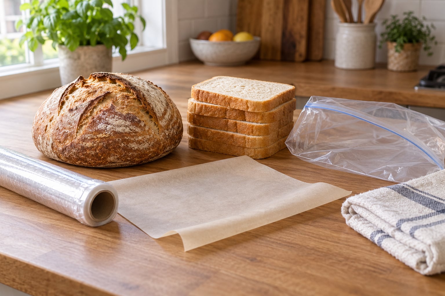 how to freeze bread and thaw it without drying it out