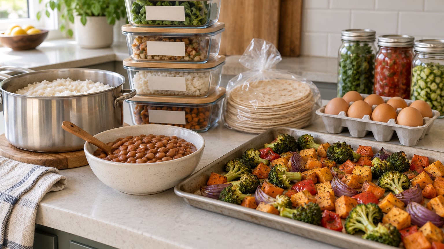 how to meal prep for a family on a budget