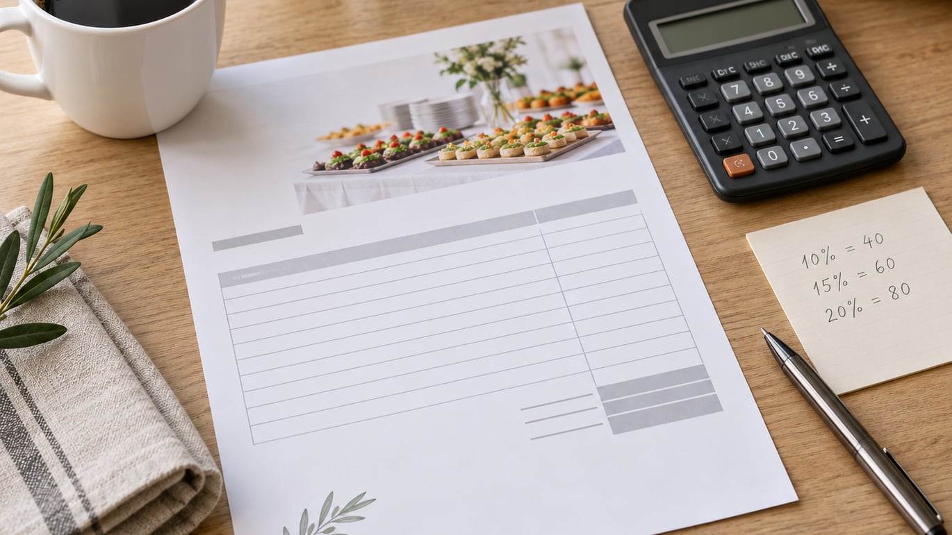 how much to tip a caterer