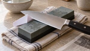 how to sharpen a kitchen knife