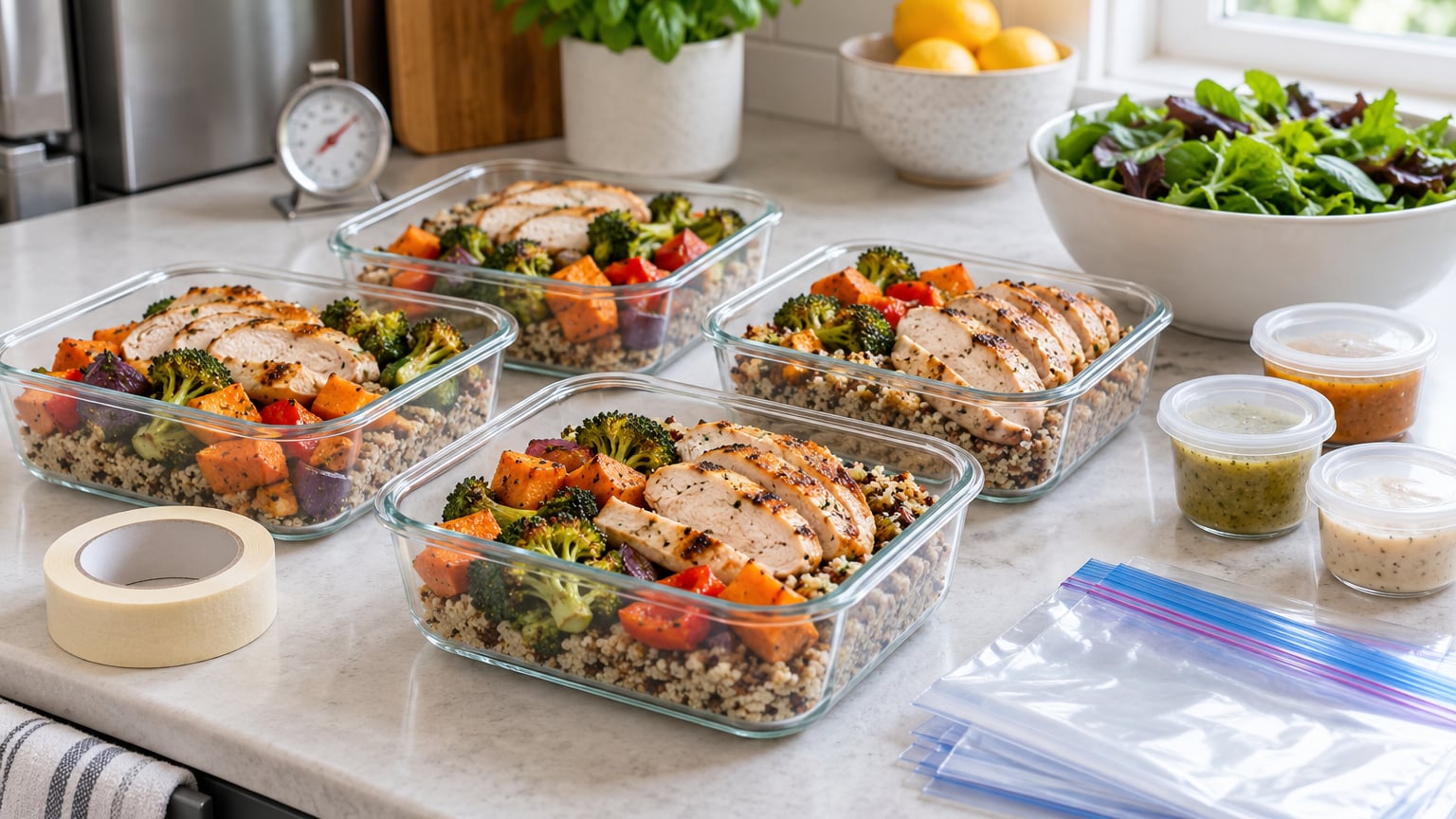 how to keep meal prep fresh all week