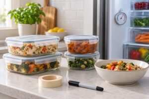 how to store leftovers in the fridge properly