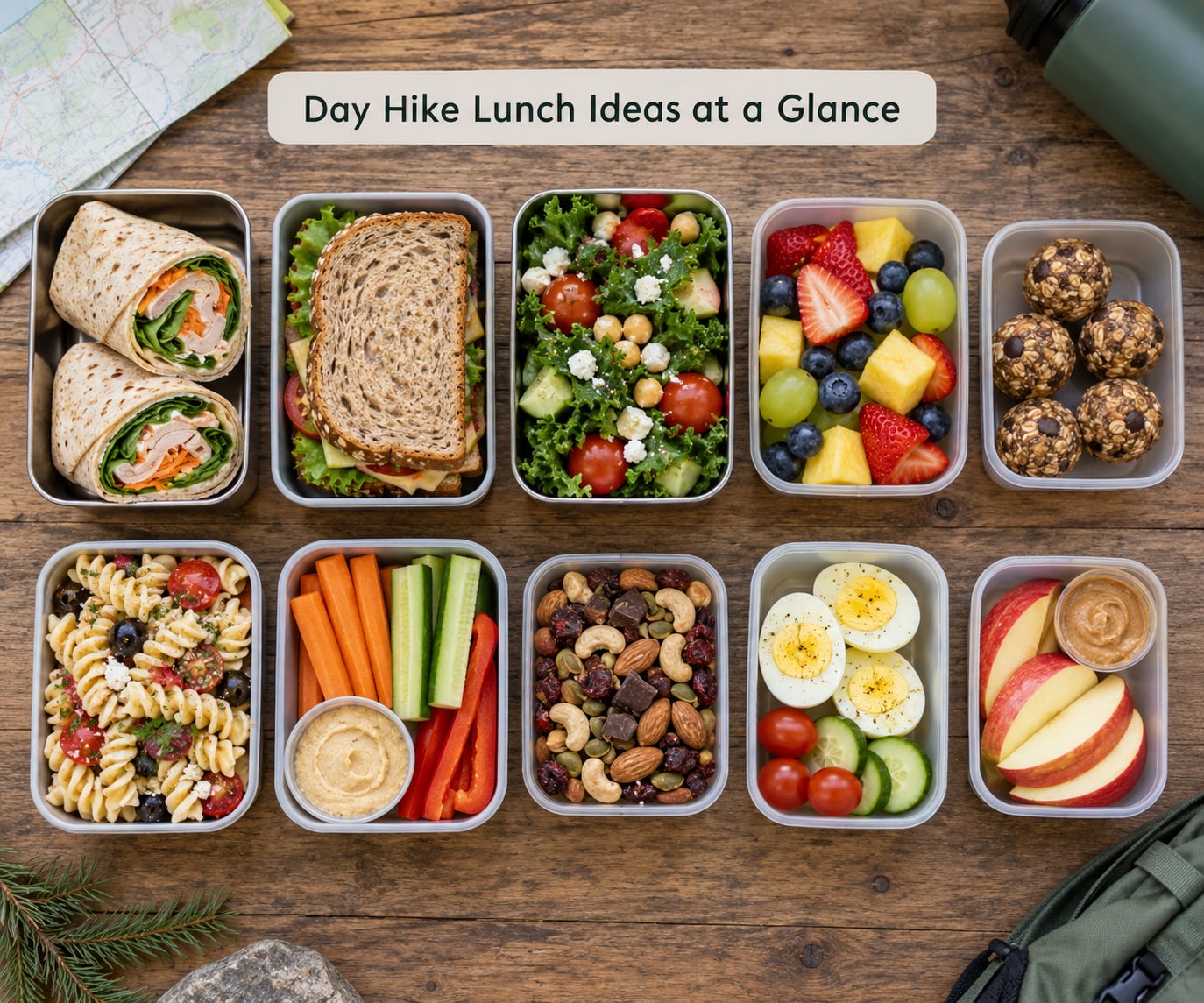 Day Hike Lunch Ideas at a Glance
