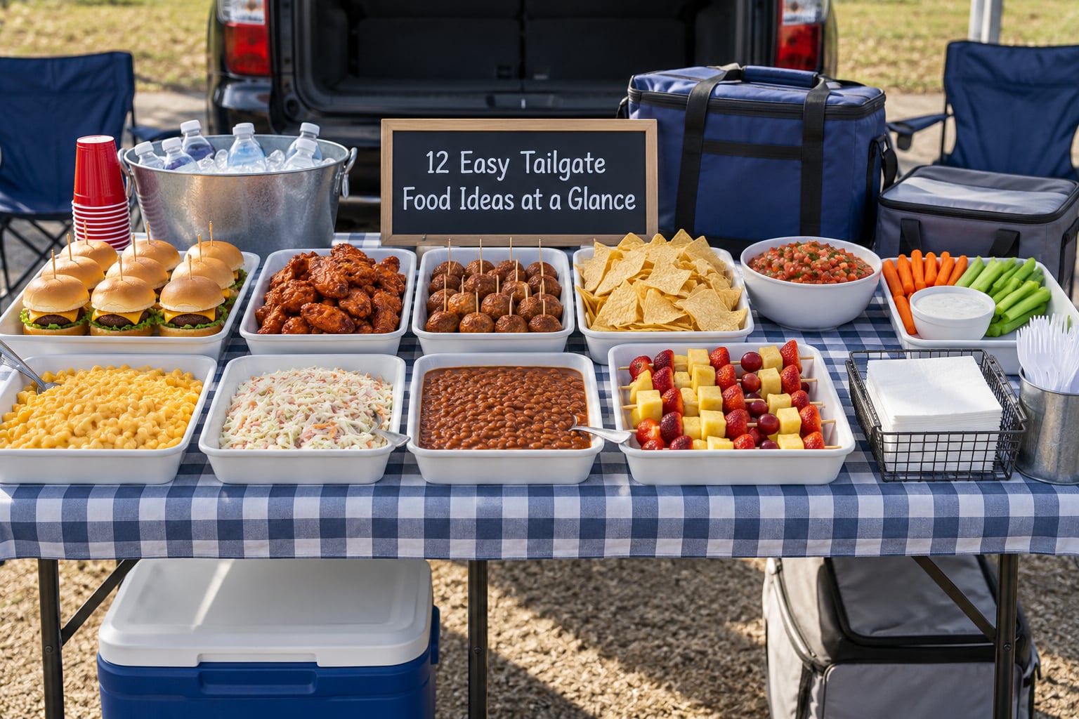 12 Easy Tailgate Food Ideas at a Glance