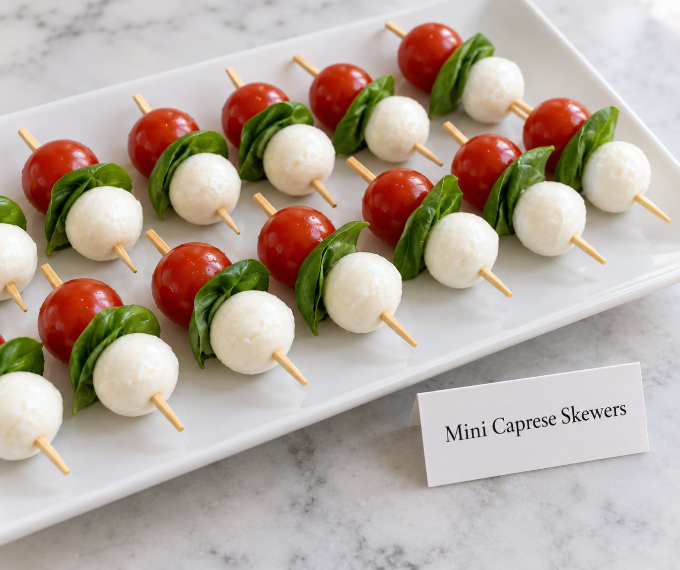 Mini Caprese Skewers