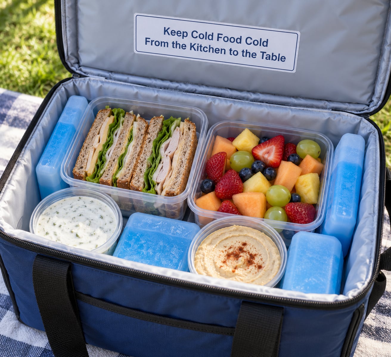 Keep Cold Food Cold From the Kitchen to the Table