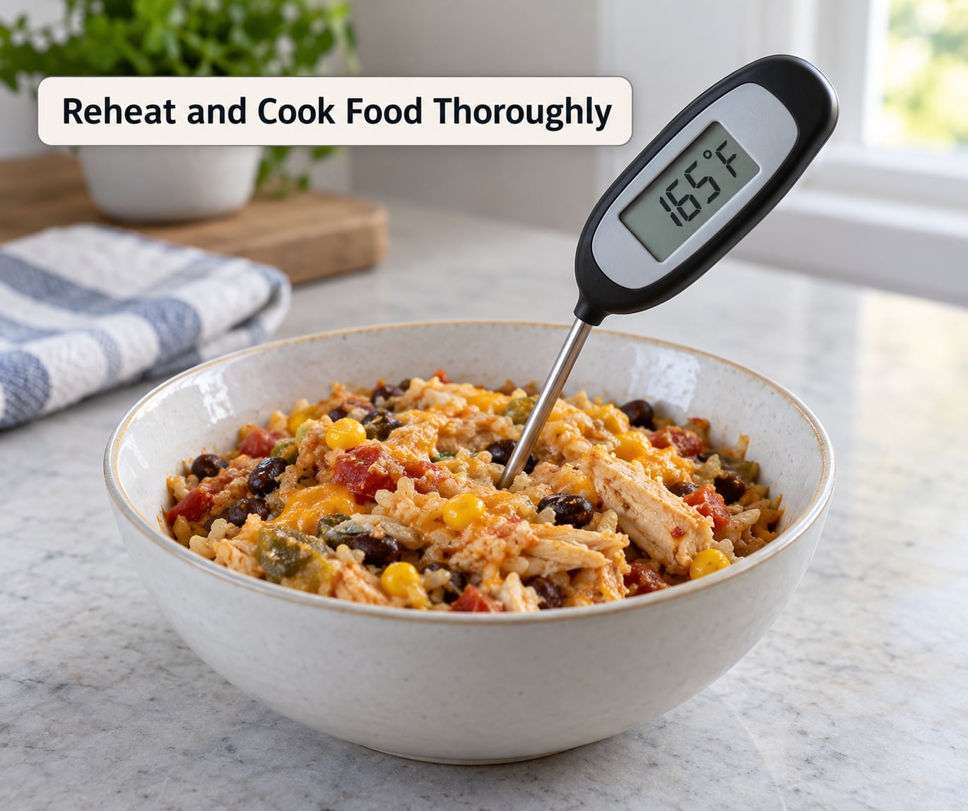 Reheat and Cook Food Thoroughly