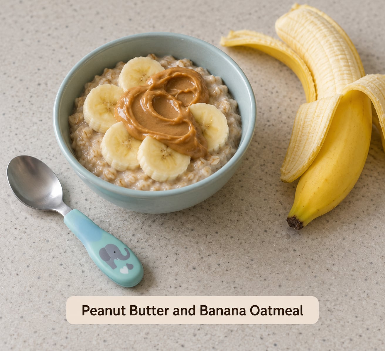 Peanut Butter and Banana Oatmeal