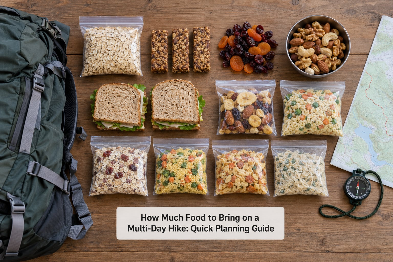 How Much Food to Bring on a Multi-Day Hike: Quick Planning Guide