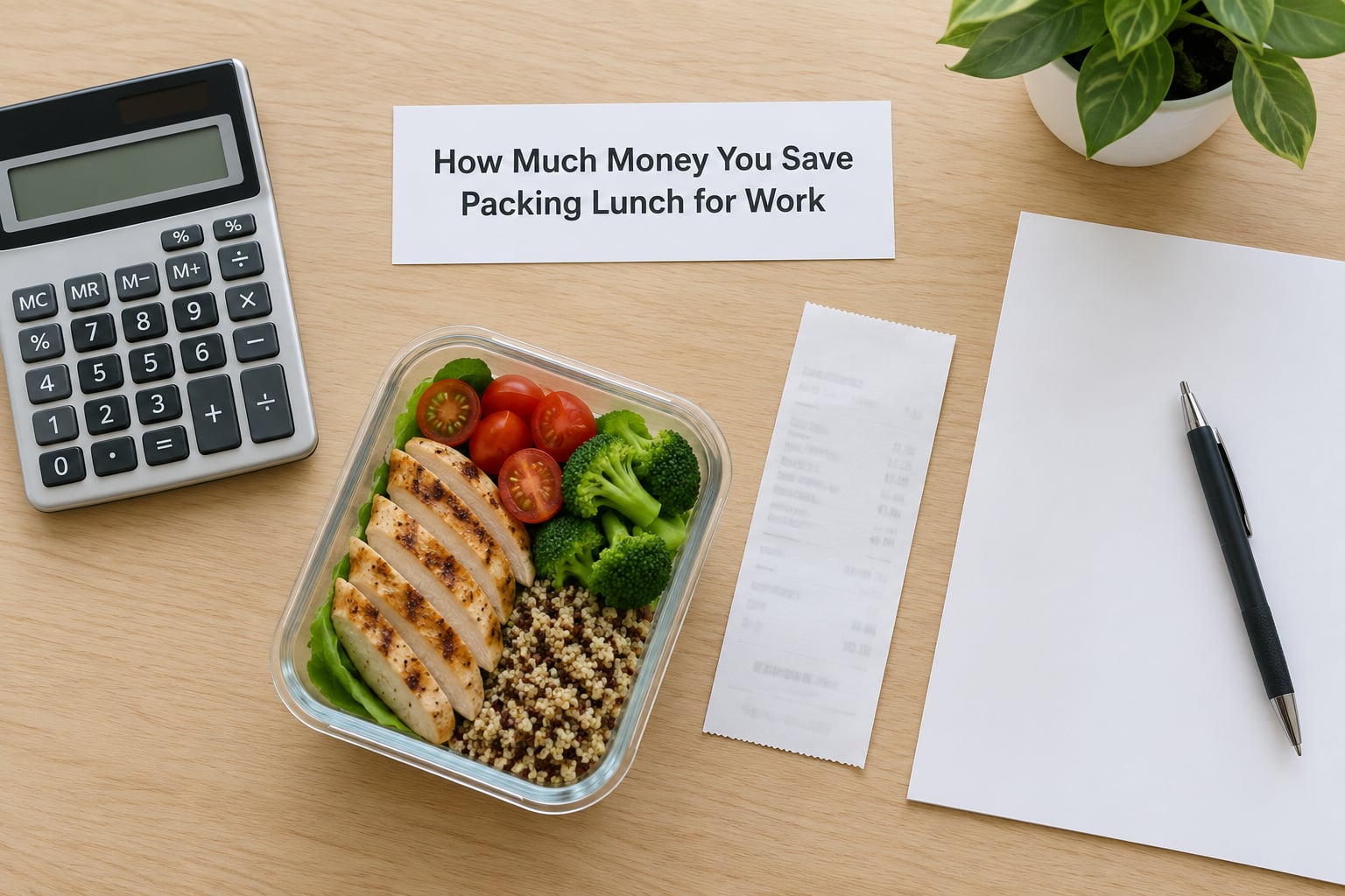 How Much Money You Save Packing Lunch for Work