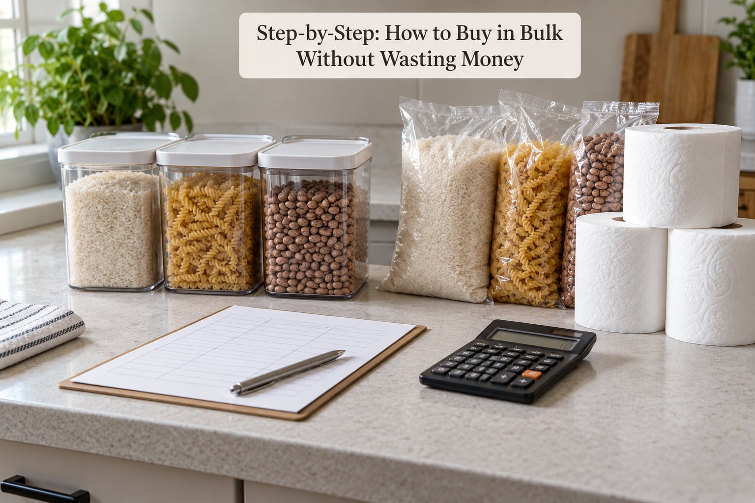 Step-by-Step: How to Buy in Bulk Without Wasting Money