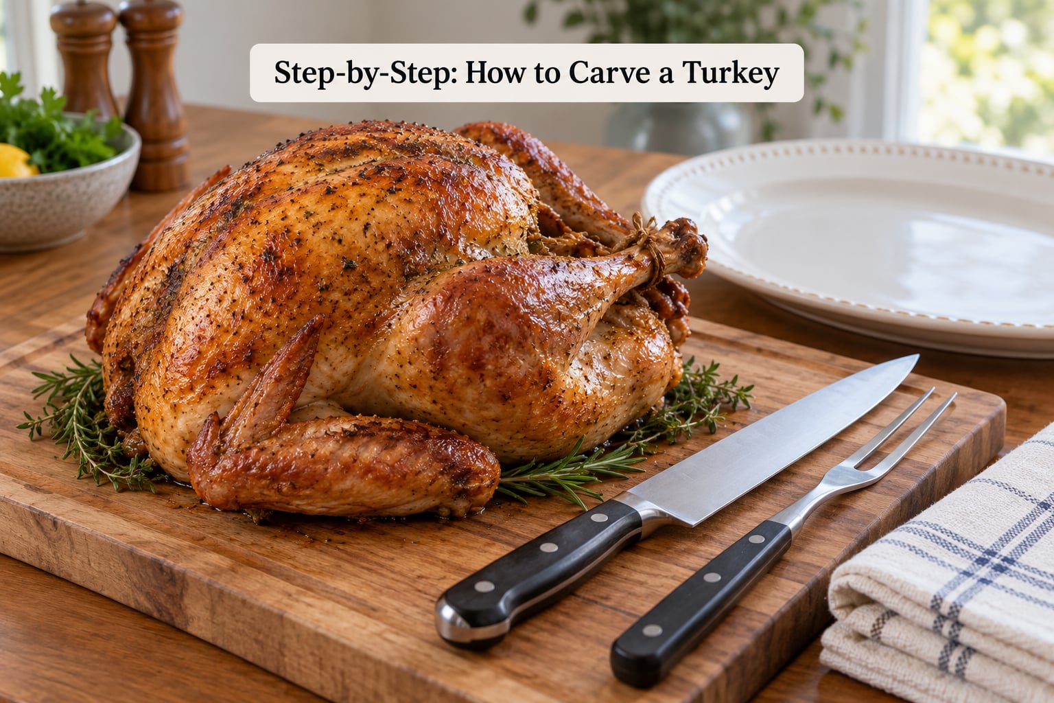 Step-by-Step: How to Carve a Turkey