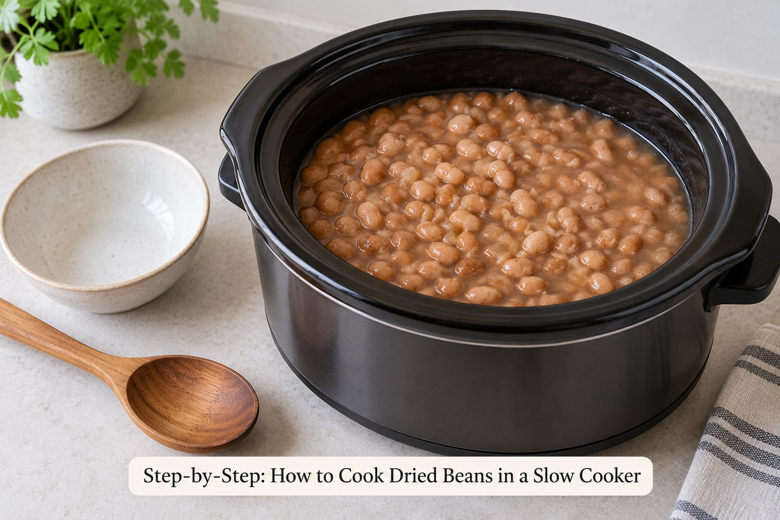 Step-by-Step: How to Cook Dried Beans in a Slow Cooker