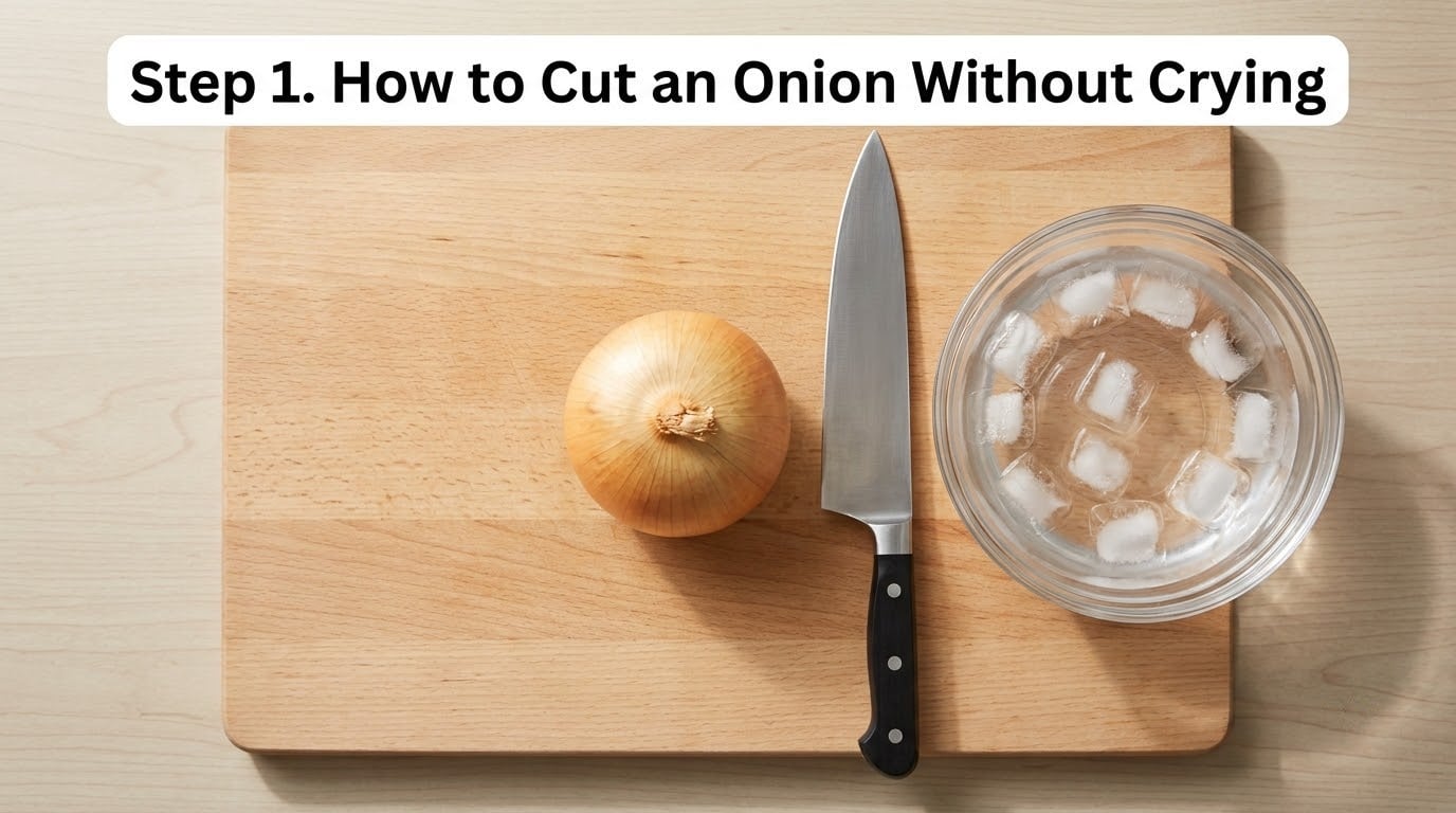 Step-by-Step: How to Cut an Onion Without Crying