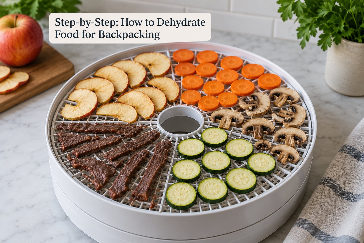 Step-by-Step: How to Dehydrate Food for Backpacking