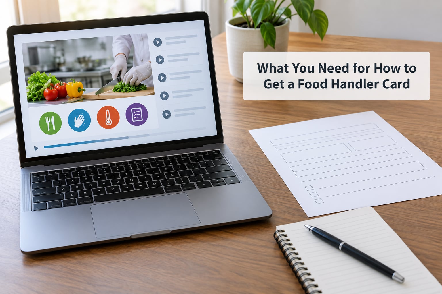 What You Need for How to Get a Food Handler Card