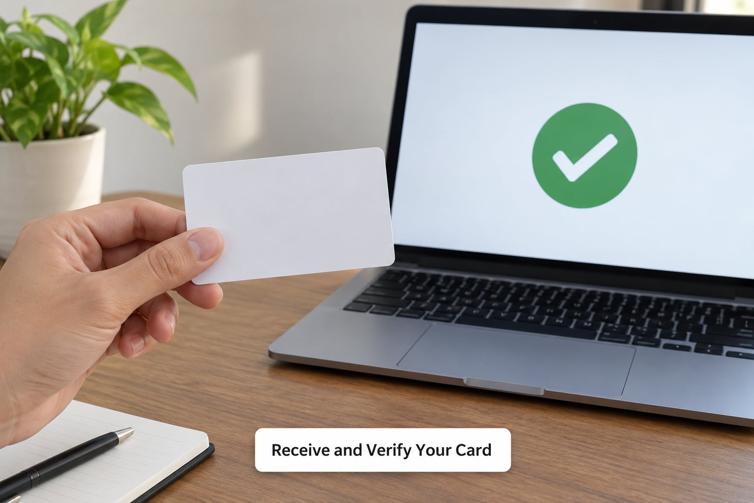 Receive and Verify Your Card