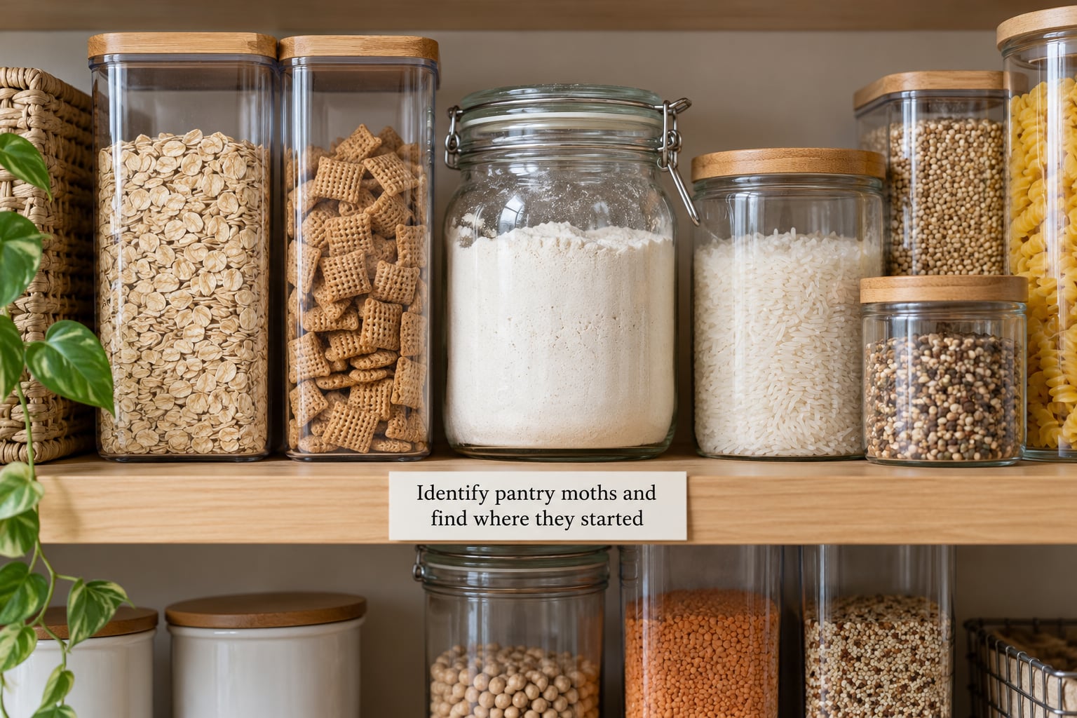 Identify pantry moths and find where they started