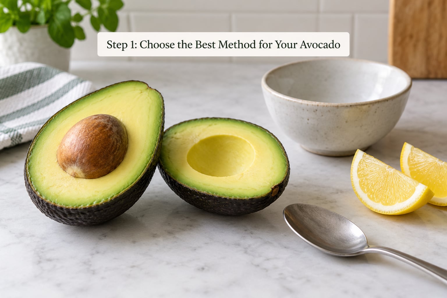 Step 1: Choose the Best Method for Your Avocado