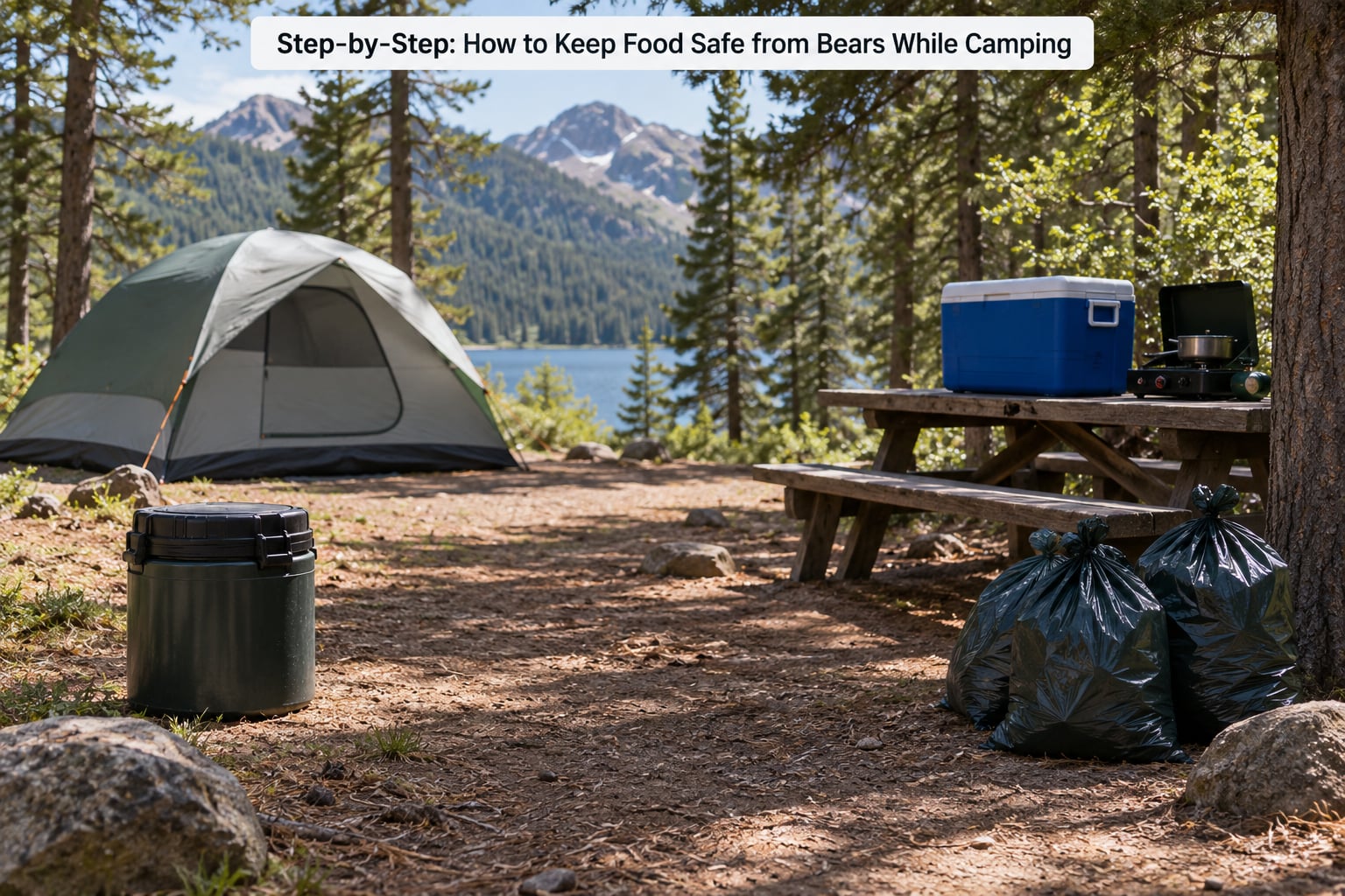 Step-by-Step: How to Keep Food Safe from Bears While Camping
