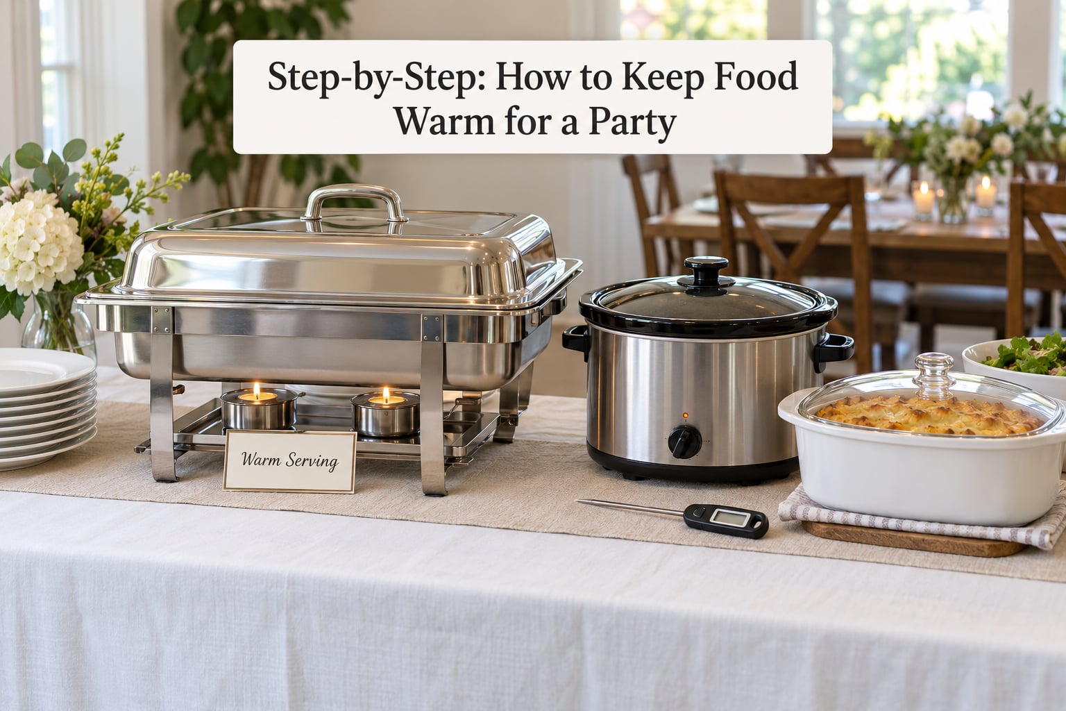 Step-by-Step: How to Keep Food Warm for a Party