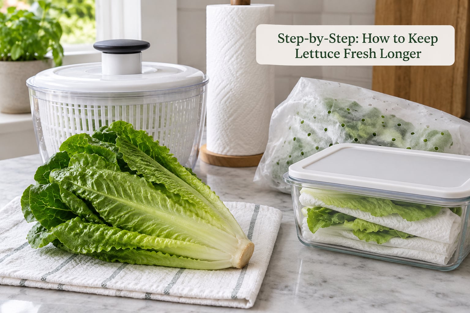 Step-by-Step: How to Keep Lettuce Fresh Longer