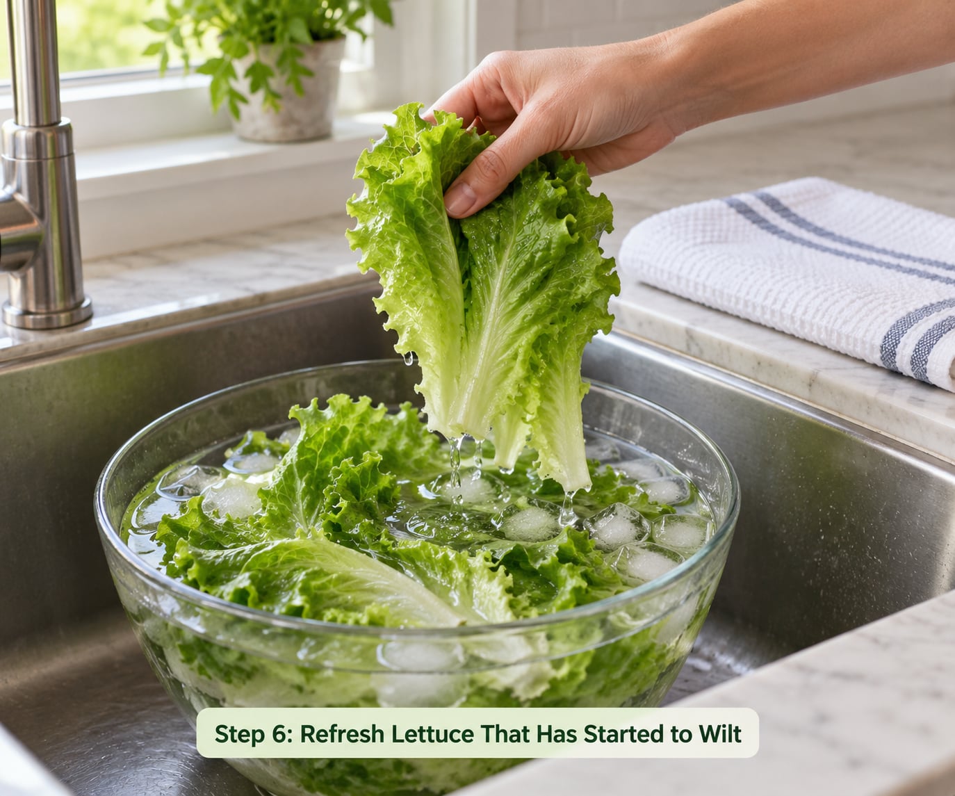 Step 6: Refresh Lettuce That Has Started to Wilt