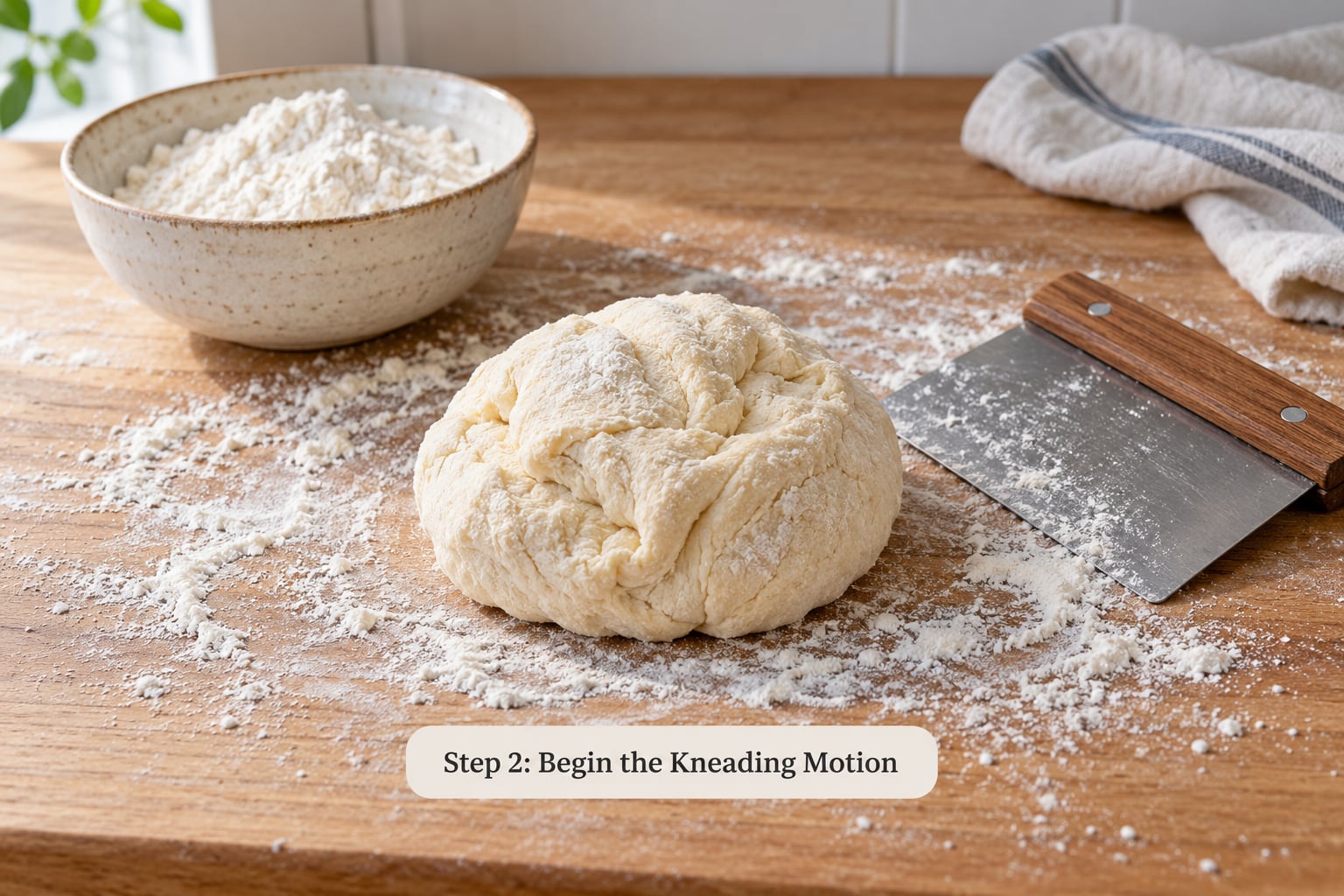 Step 2: Begin the Kneading Motion