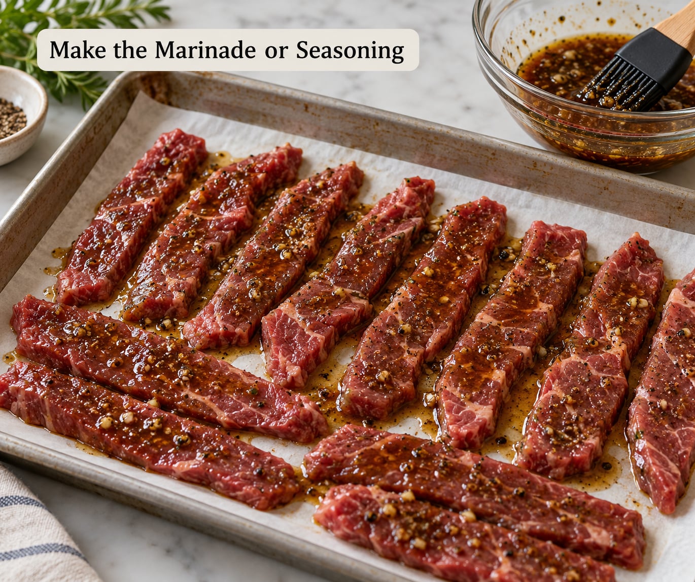 Make the Marinade or Seasoning