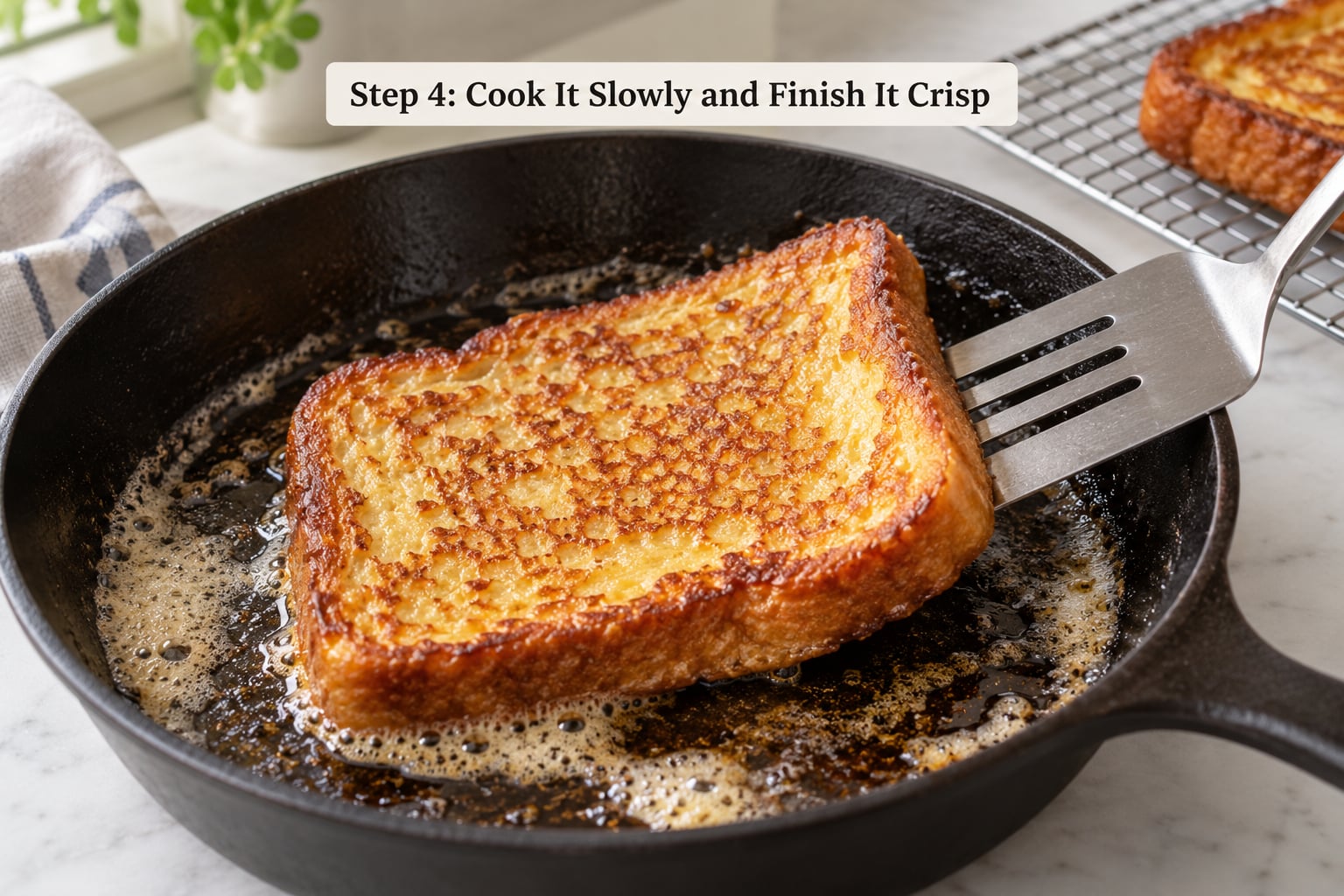 Step 4: Cook It Slowly and Finish It Crisp