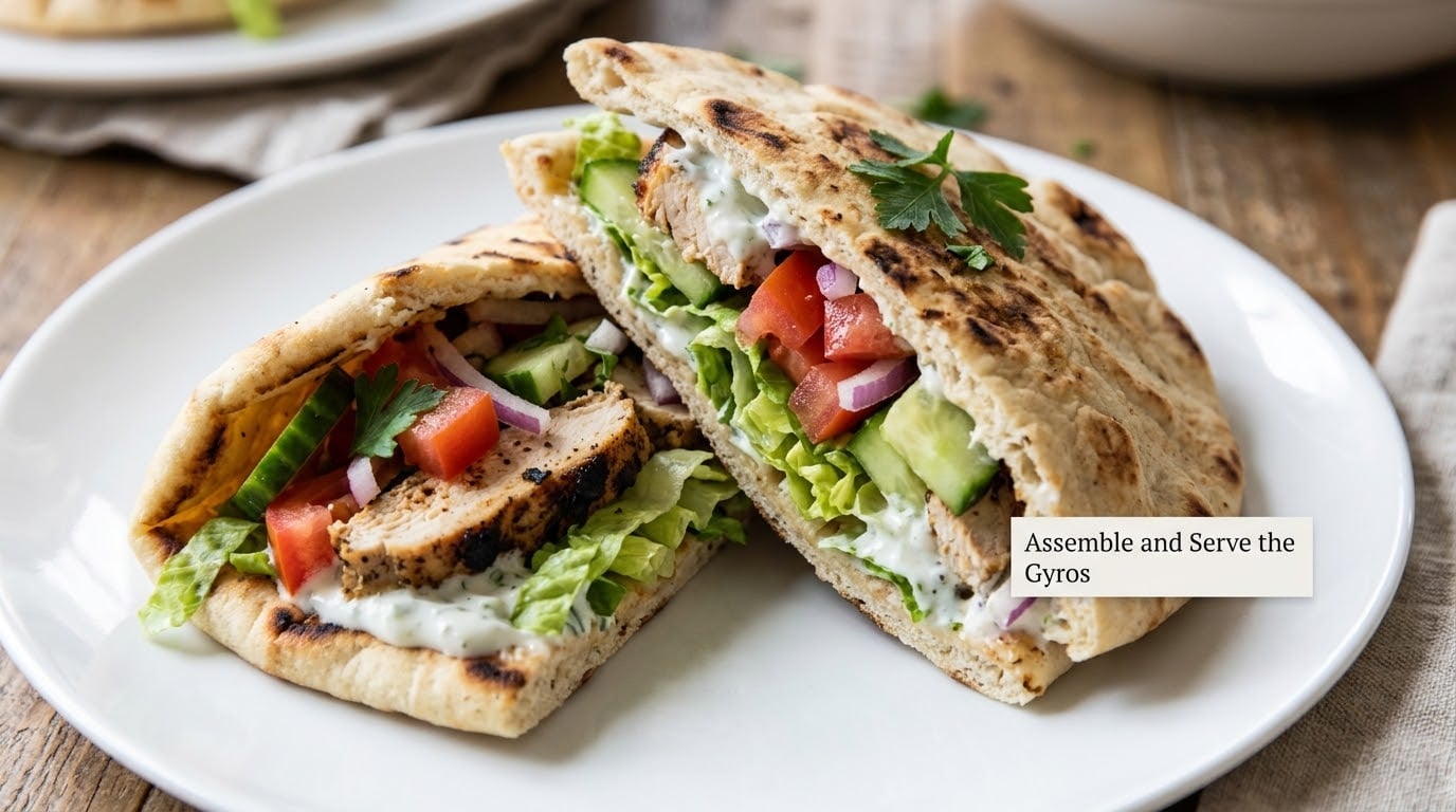 Assemble and Serve the Gyros