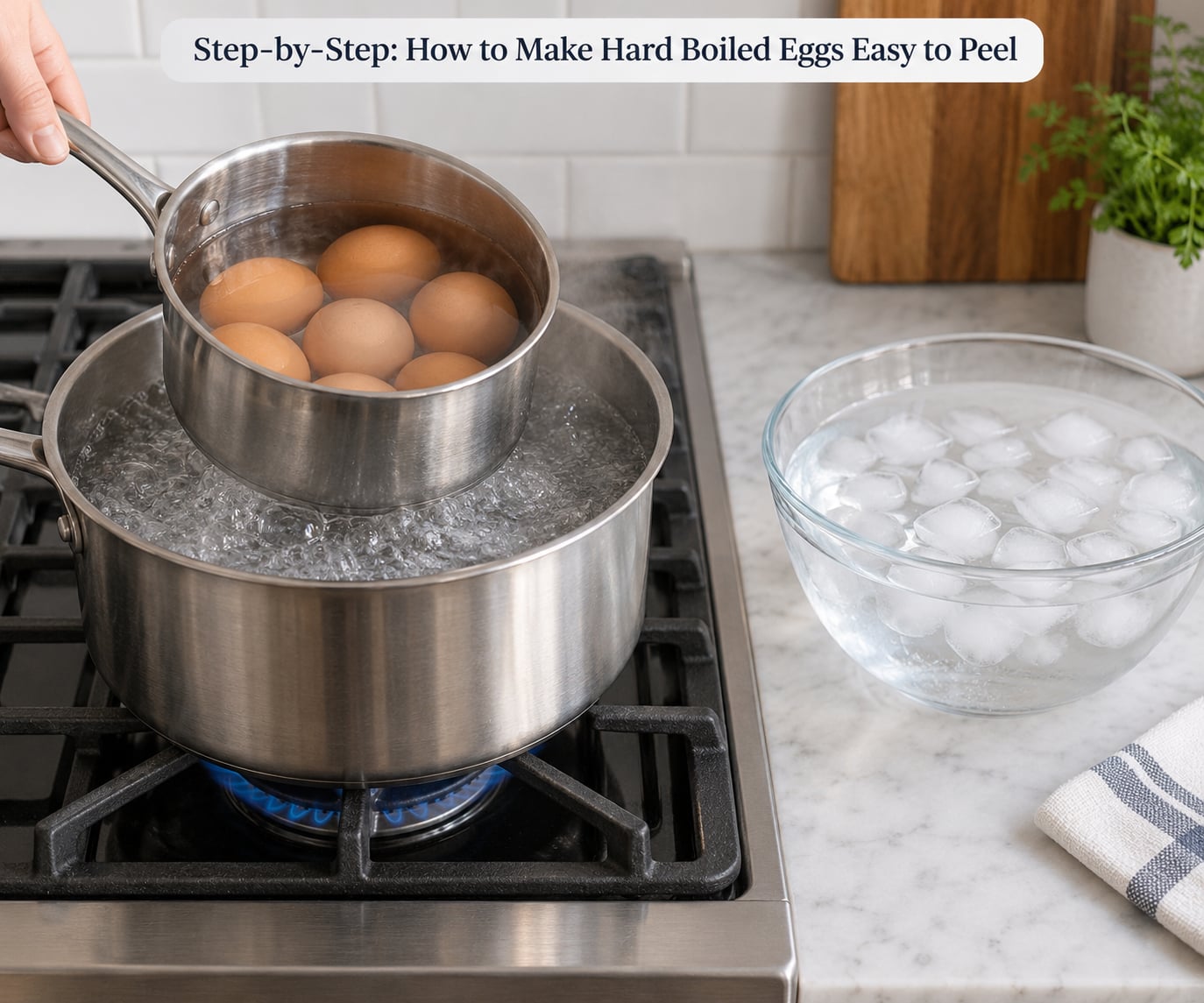 Step-by-Step: How to Make Hard Boiled Eggs Easy to Peel
