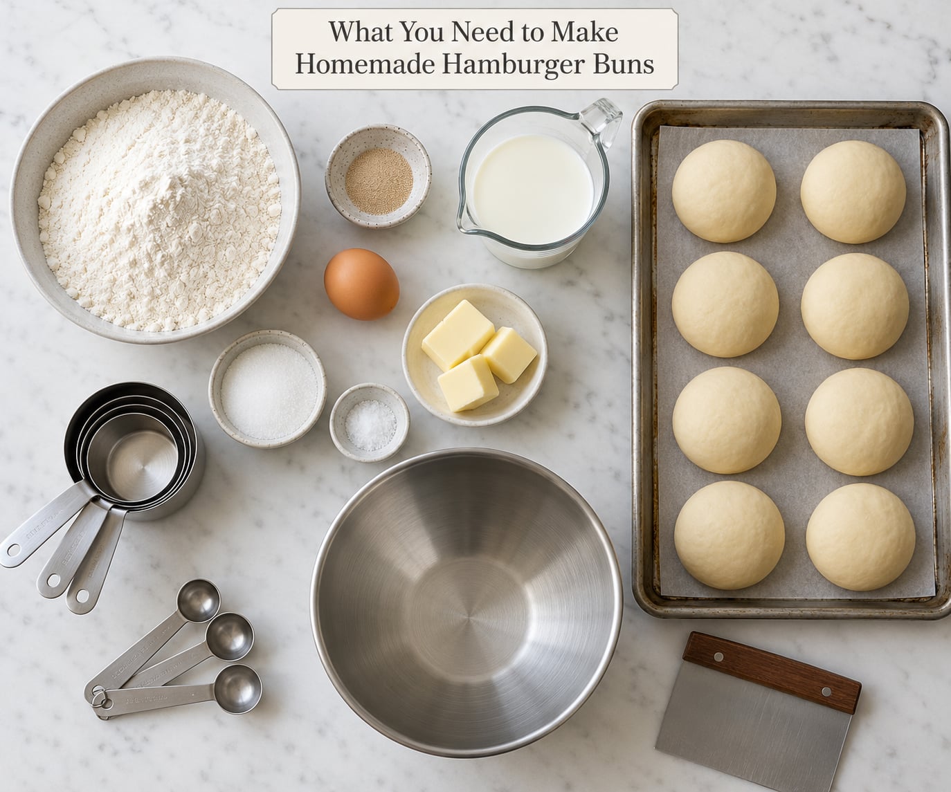 What You Need to Make Homemade Hamburger Buns