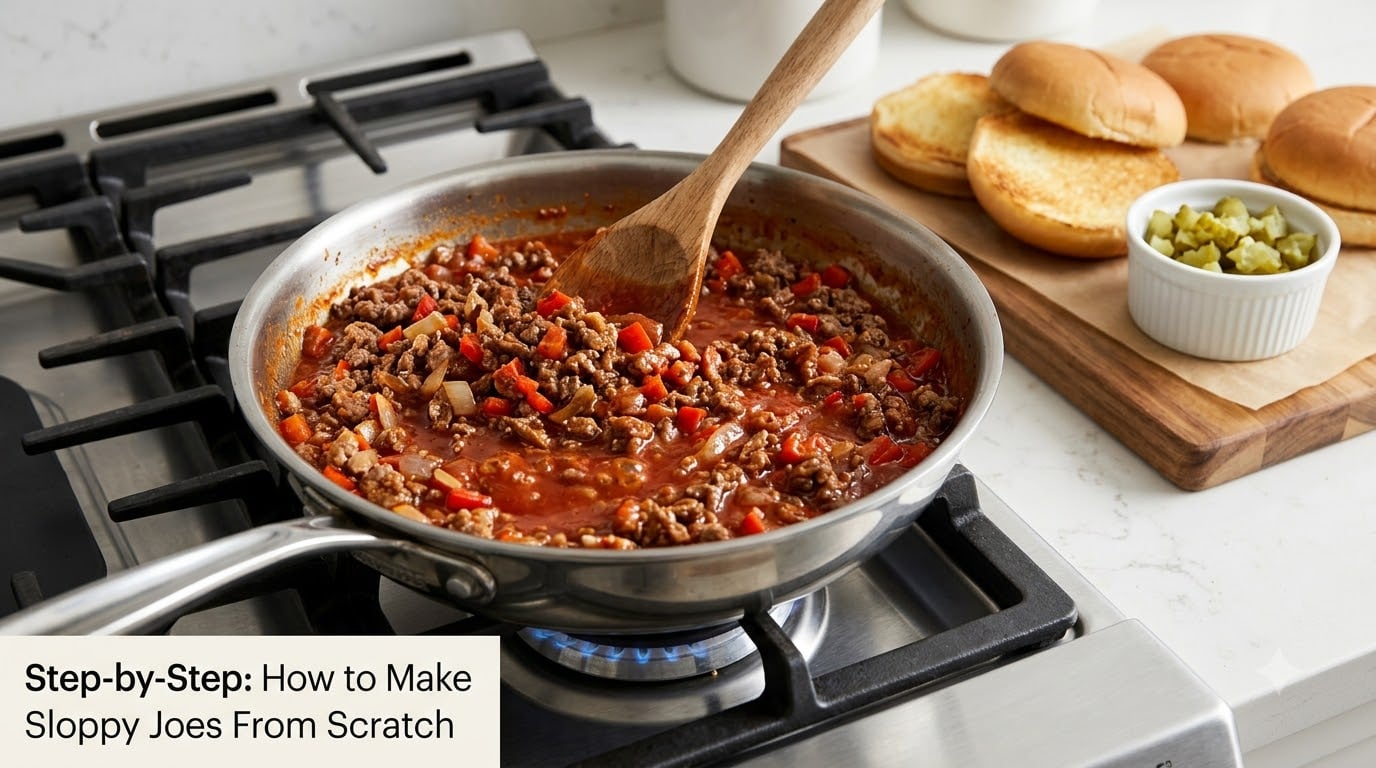 Step-by-Step: How to Make Sloppy Joes From Scratch