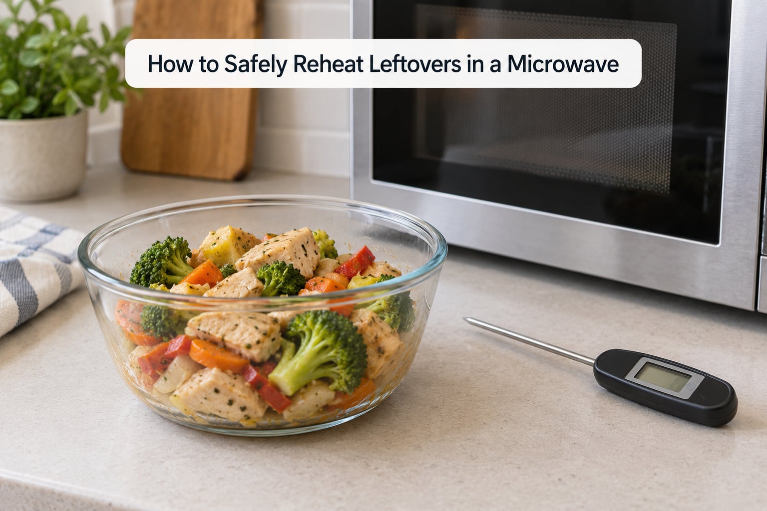 How to Safely Reheat Leftovers in a Microwave